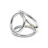 Anillos en Triangulo Metalico para Pene y Testiculos